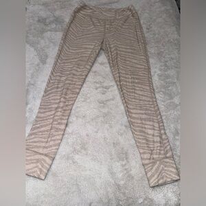 Aerie neutral zebra print leggings - large